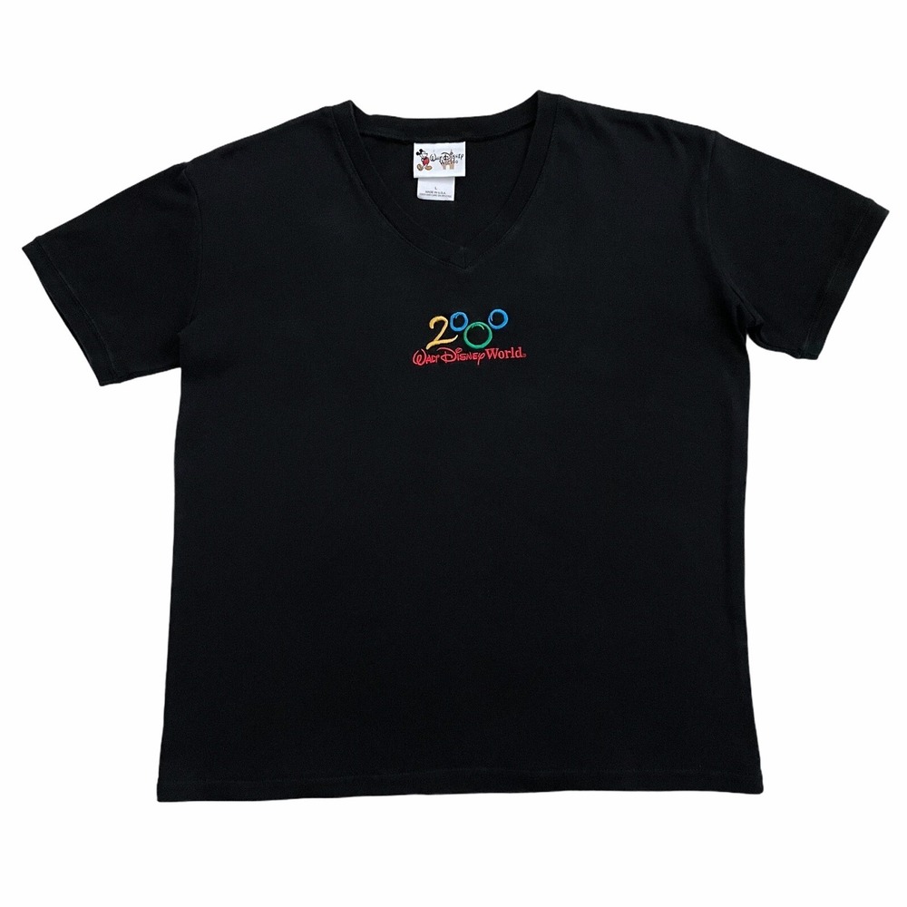 Vintage Women's 2000 Walt Disney World Shirt size Large Embroidered